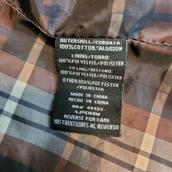 Vtg Outpost Makers Utility Military Jacket M Vtg Grunge Wash 90's Y2K Ripped - Picture 9 of 15